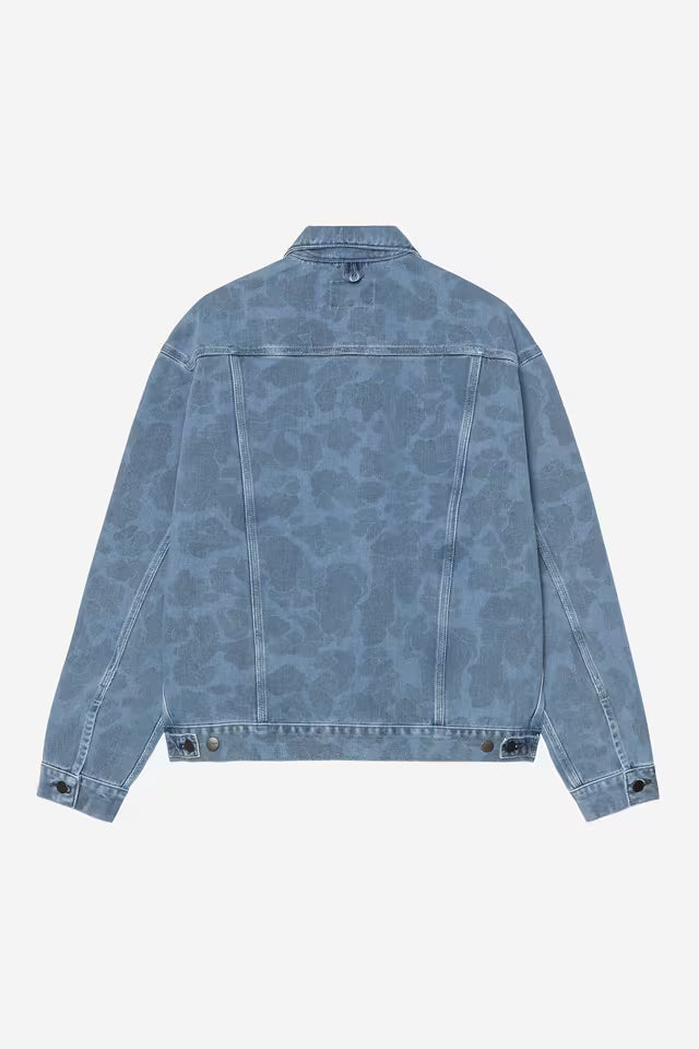 Veste Carhartt Wip DUCK HELSTON JACKET Blue Bleached
