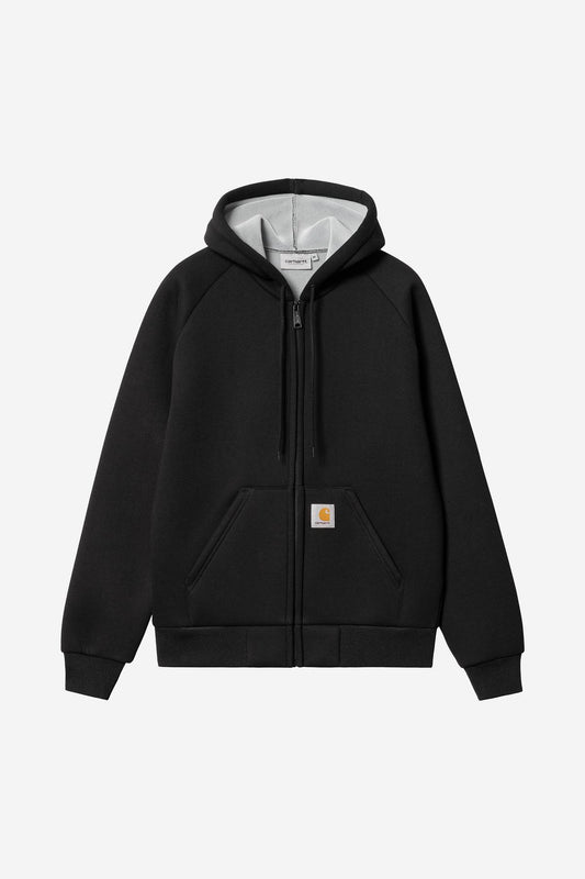 Veste Carhartt Wip CAR LUX HOODED JACKET Black Grey