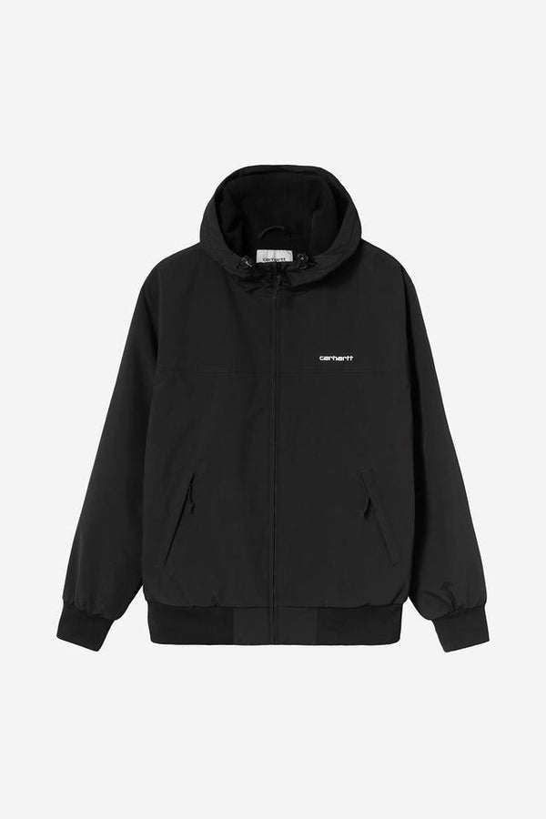 Veste Carhartt Wip HOODED SAIL JACKET Black White — Carhartt Wip