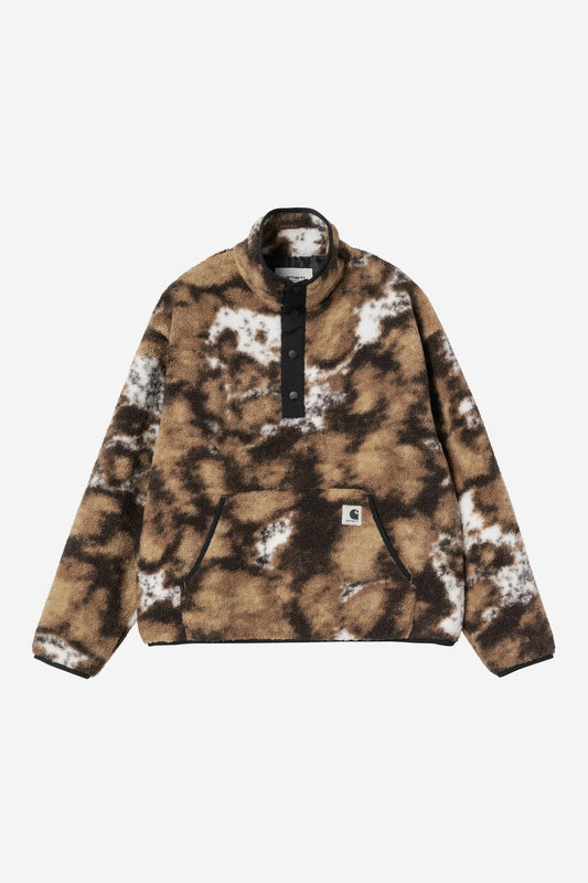 Veste Carhartt Wip W ELLIOT HIGH NECK LINER Wild Dog Jacquard Black