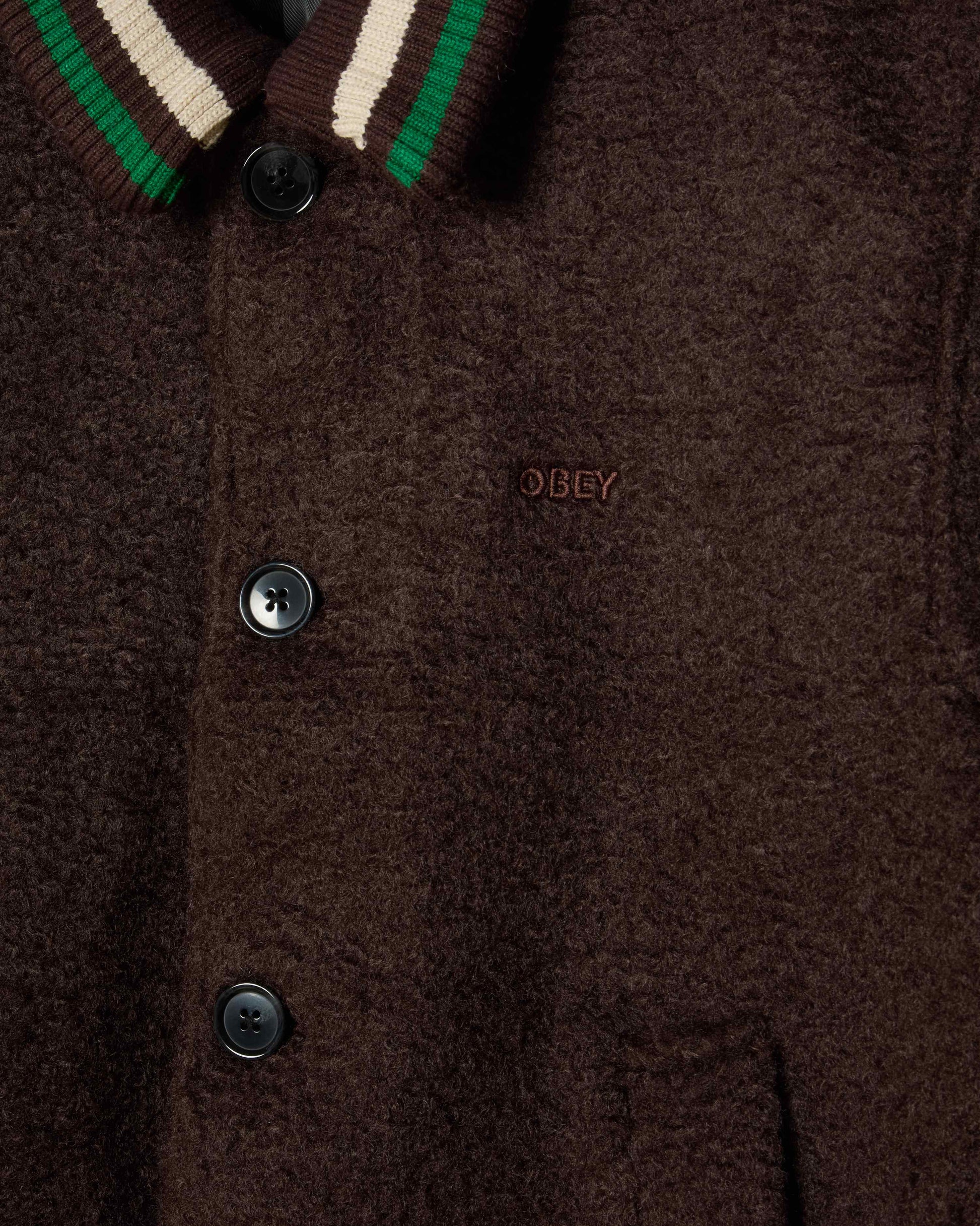 Veste OBEY ARDEN BLOUSON JACKET Java Brown