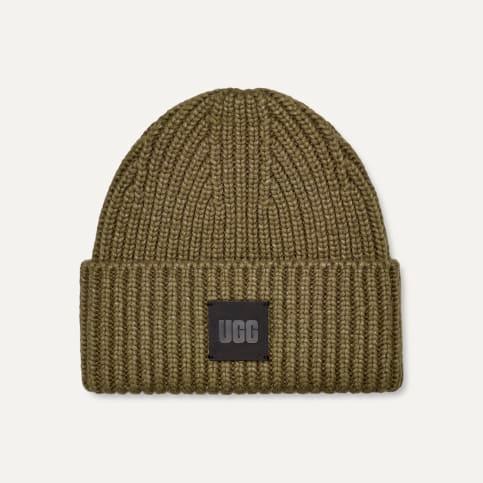 W CHUNKY RIB BEANIE Burnt Olive