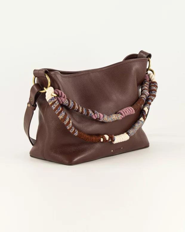 LEO SMALL SAC BESACE Choco nuts - Uptown 42