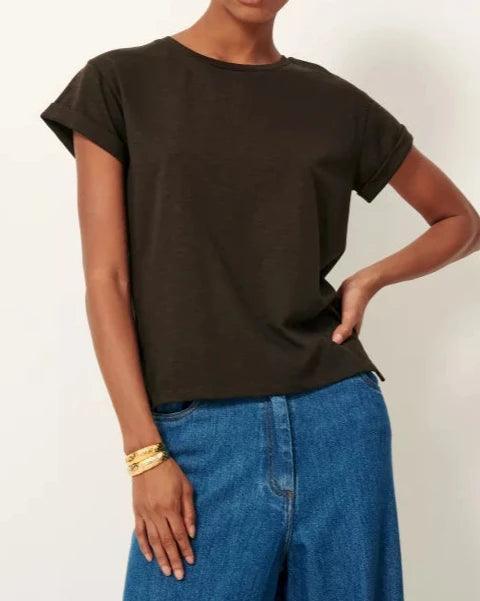 ALBANO S/S TEE Kaki Wood - Uptown 42