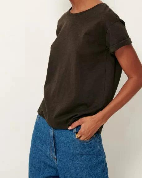 ALBANO S/S TEE Kaki Wood - Uptown 42