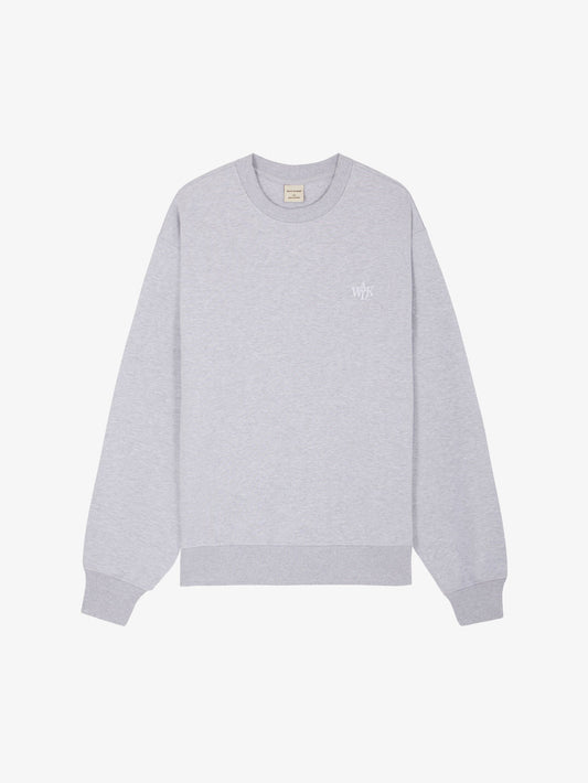 Walk In Paris LE SWEAT-SHIRT MOLLETONNÉ GRIS