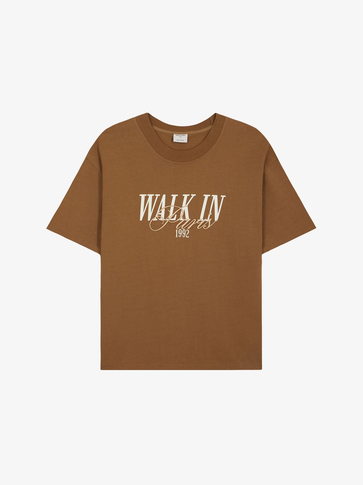 Walk In Paris LE T-SHIRT WIP MARRON