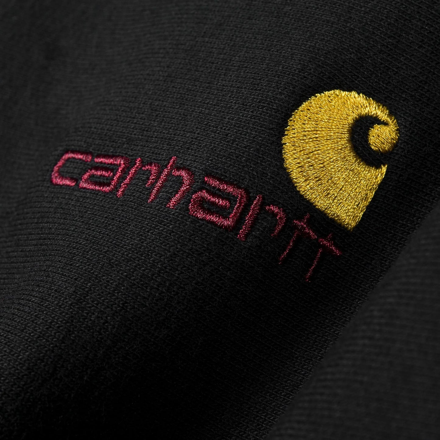 Pull Carhartt Wip AMERICAN SCRIPT SWEAT BLACK