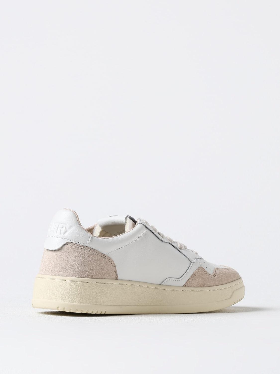 MEDALIST LOW Cuir et Suede Blanc - Uptown 42