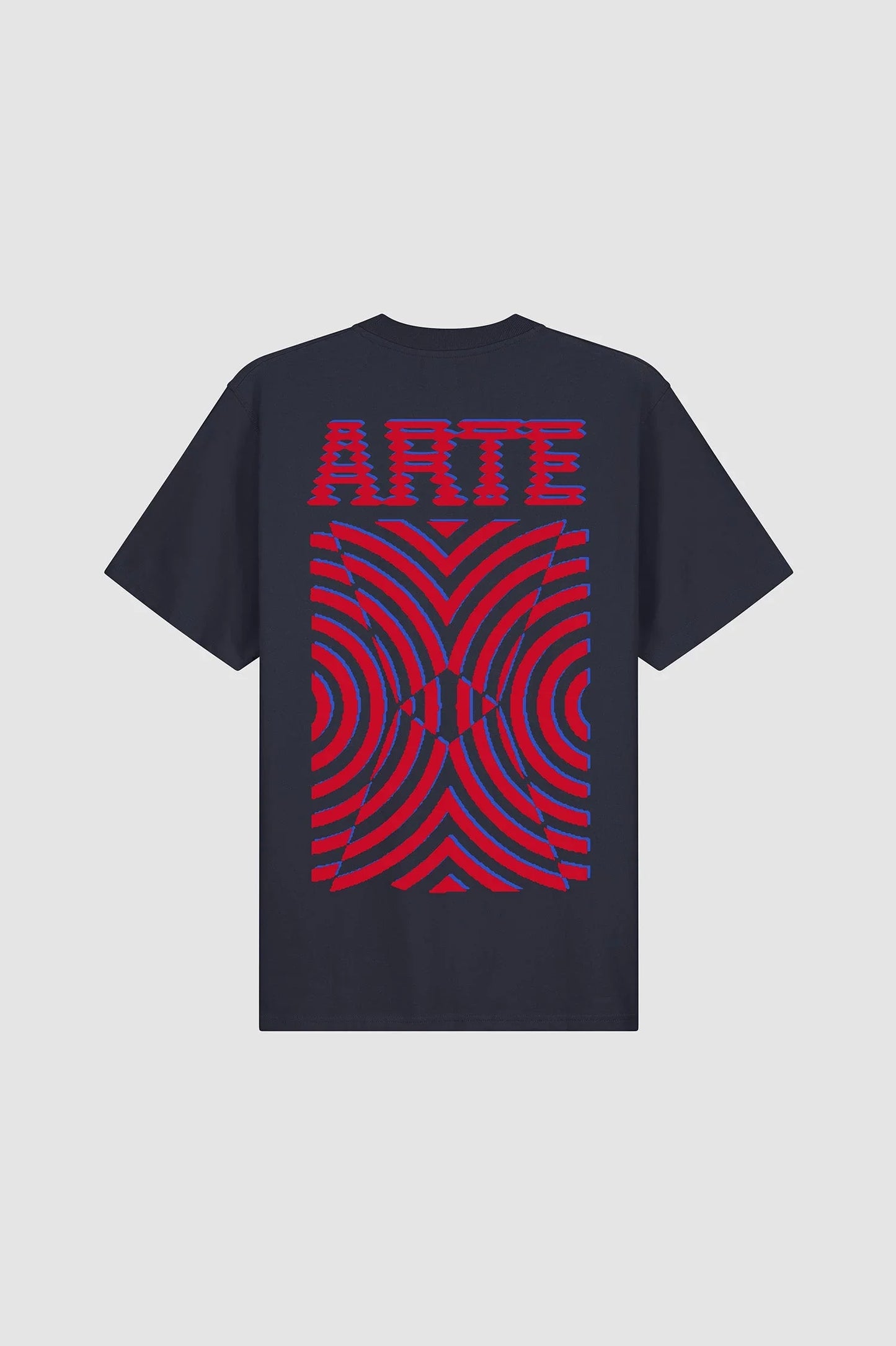 Back Print Tee Navy