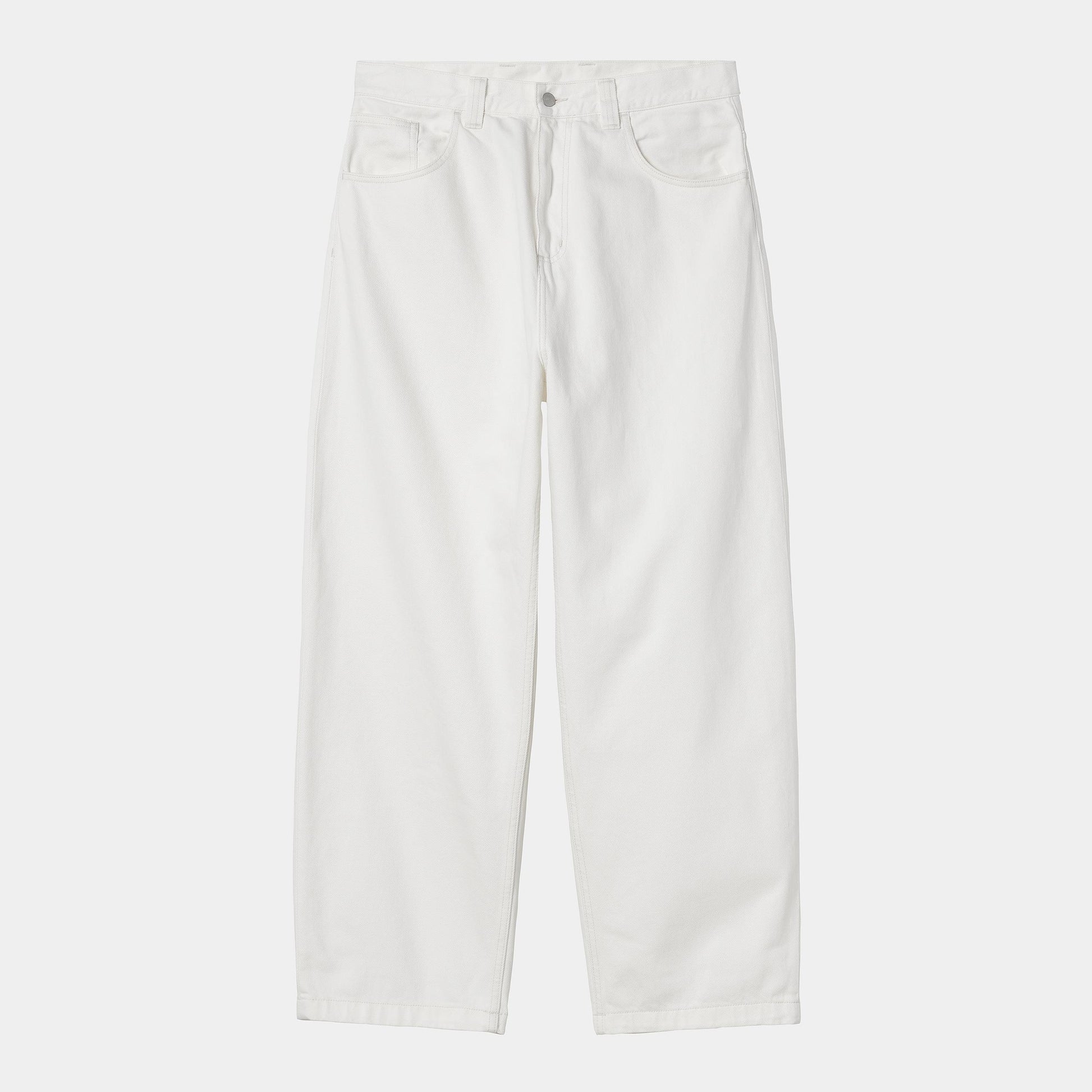 Jean Carhartt Wip BRANDON DENIM PANT White Rinsed
