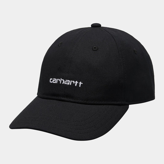 Casquette Carhartt Wip CANVAS SCRIPT CAP Black