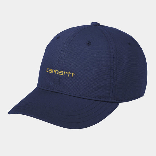 Casquette Carhartt Wip CANVAS SCRIPT CAP Ink Yellow