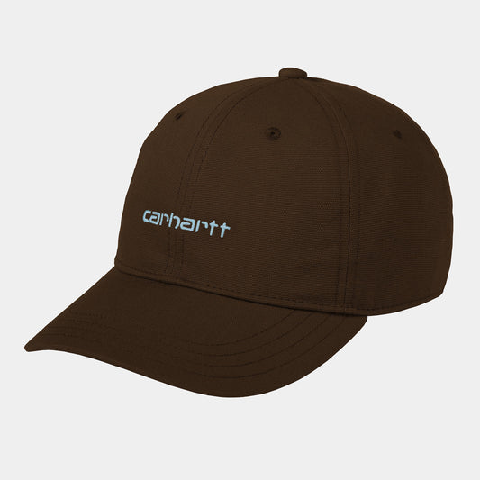 Casquette Carhartt Wip CANVAS SCRIPT CAP Liberica Air Sky