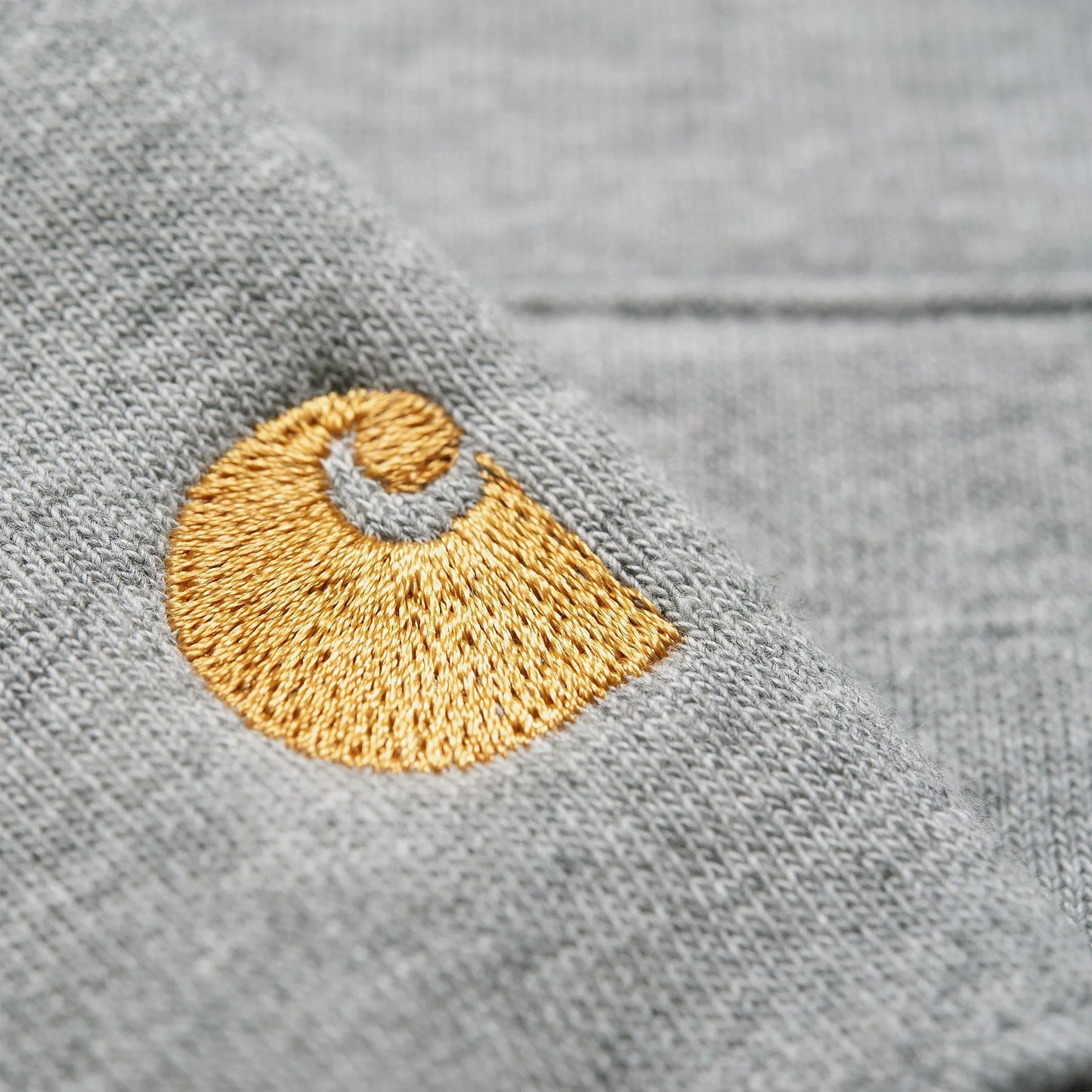 CHASE NECK ZIP SWEAT Grey Heather