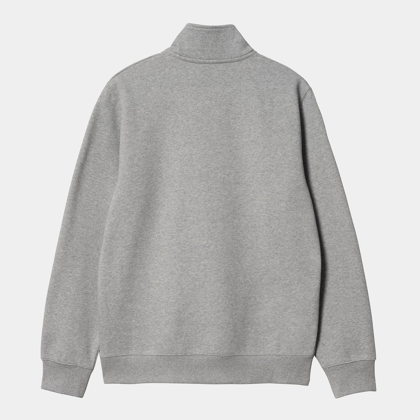 CHASE NECK ZIP SWEAT Grey Heather
