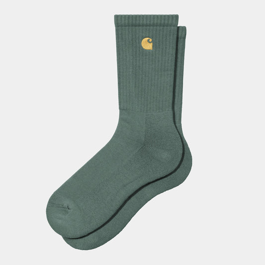 Chausette Carhartt Wip CHASE SOCKS Silver Pine