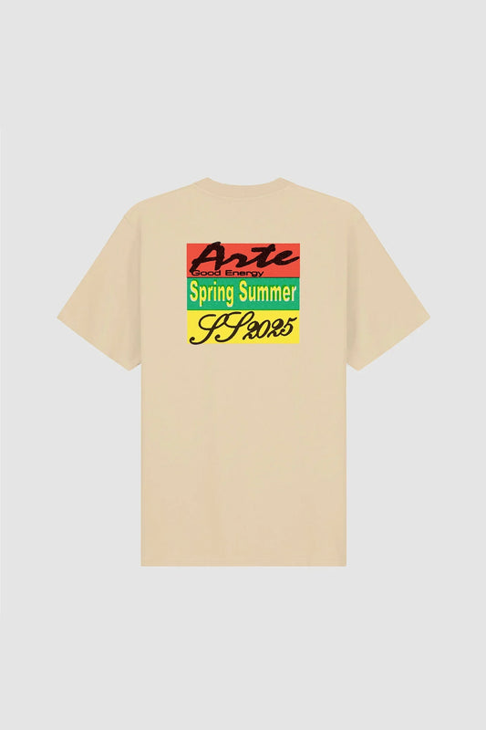 MULTICOLOR PRINT S/S TEE Cream