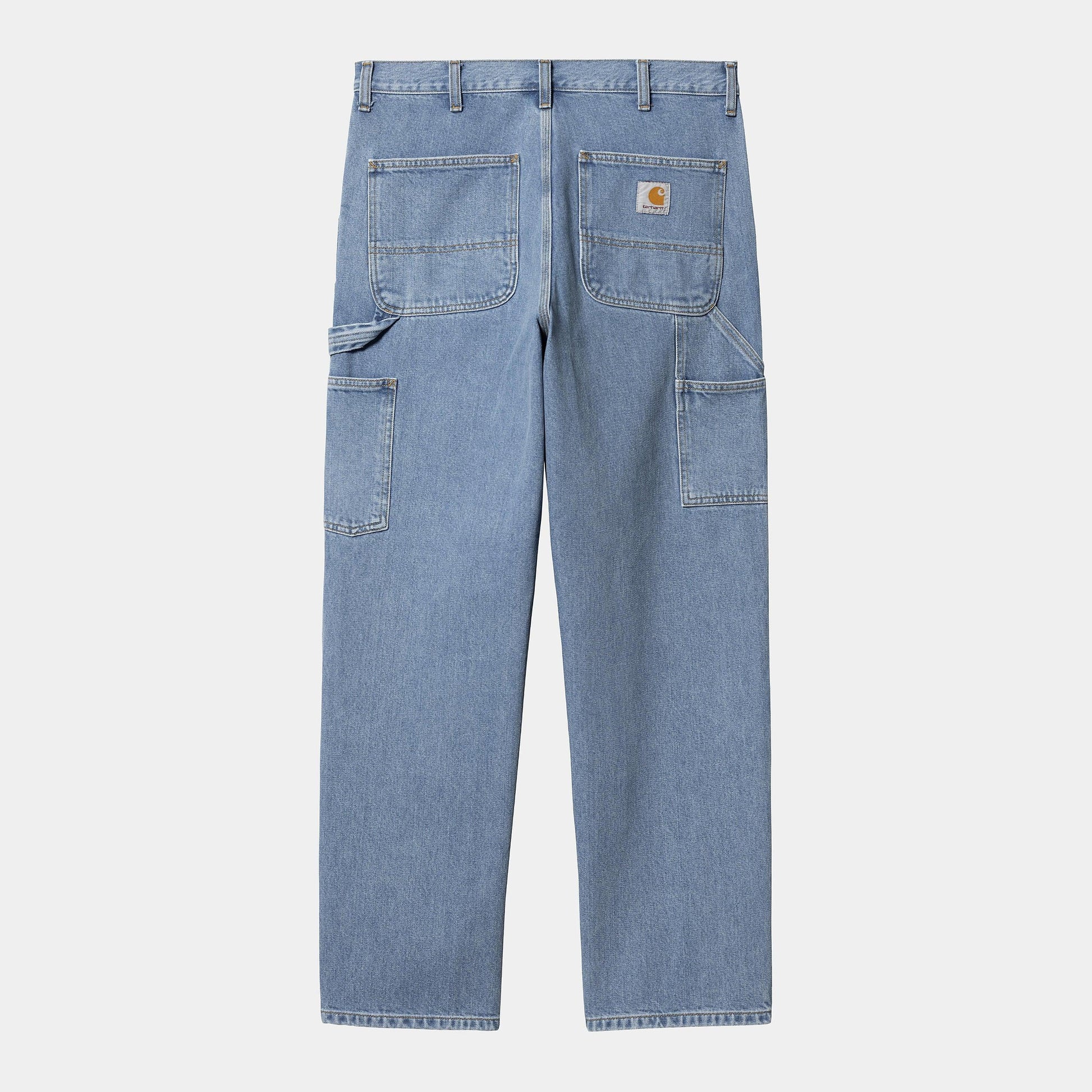 Jean Carhartt Wip DOUBLE KNEE PANT Blue Stone Bleached