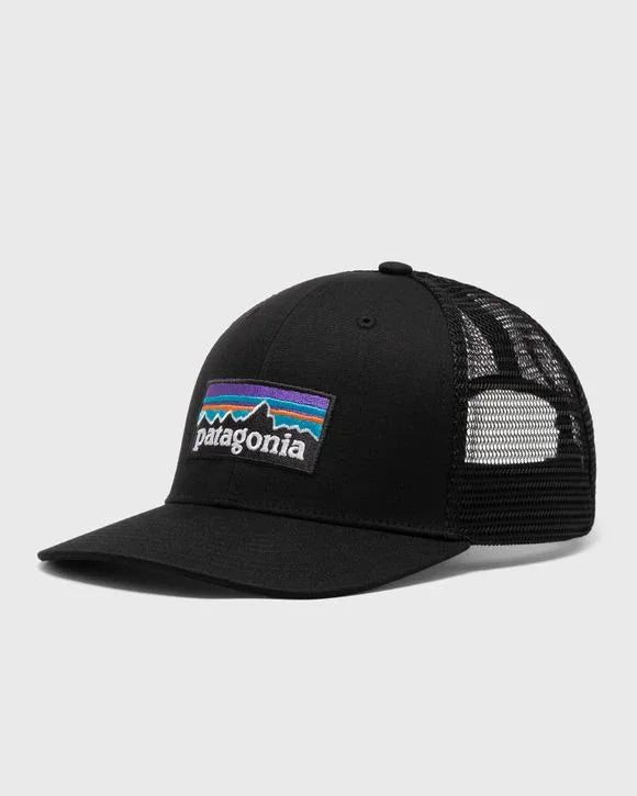P-6 LOGO TRUCKER HAT BLACK
