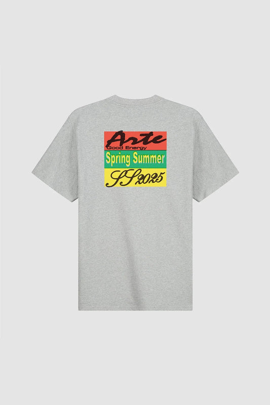 MULTICOLOR PRINT S/S TEE Grey
