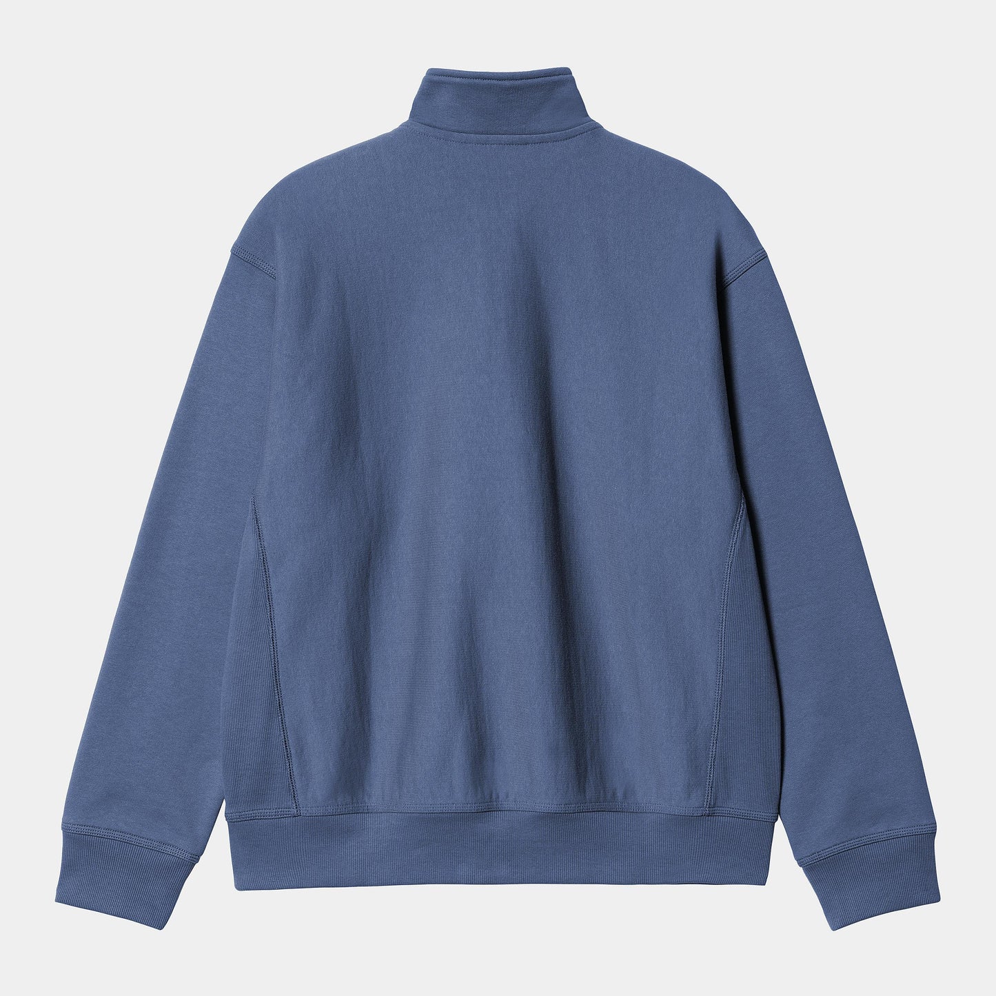 HALF ZIP AMERICAN SCRIPT SWEAT Blue Iris
