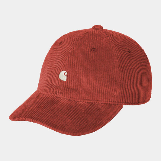Casquette Carhartt Wip HARLEM CAP CORDUROY Vermillon