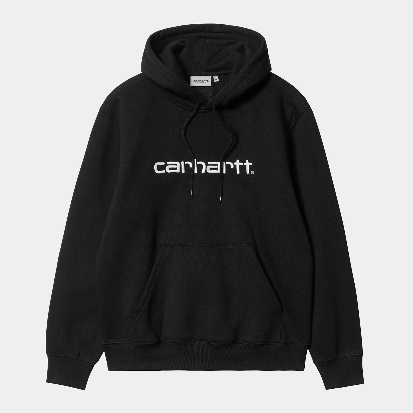 HOODED CARHARTT SWEAT Black White