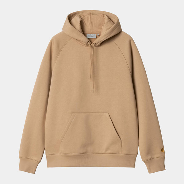 Pull Carhartt Wip HOODED CHASE SWEAT Dusty H Brown — Carhartt wip