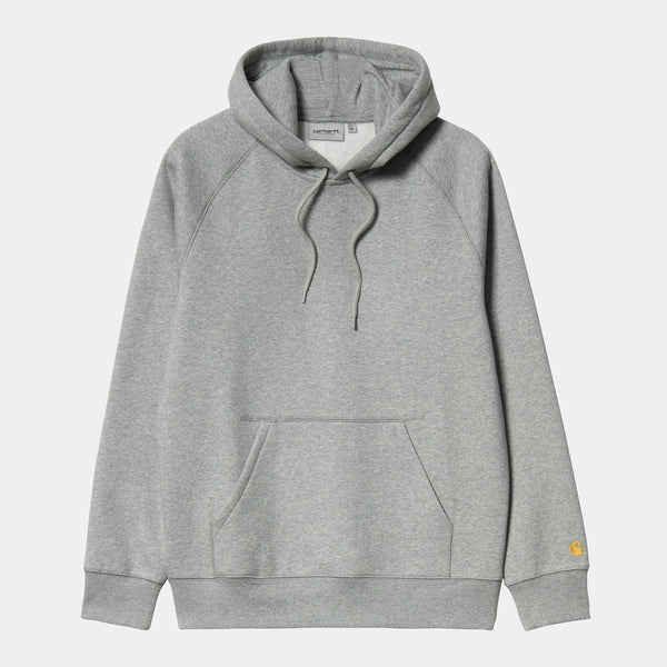 Pull Carhartt Wip HOODED CHASE SWEAT Grey Heather — Carhartt wip