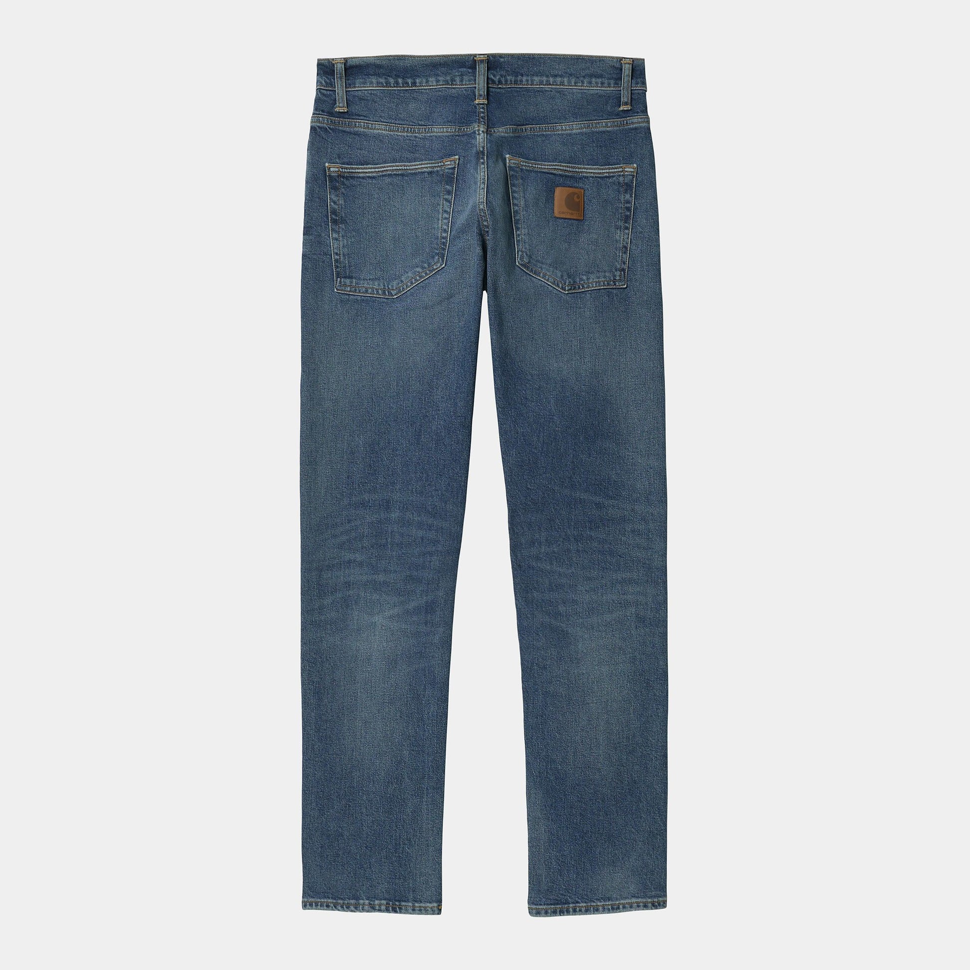 Jean Carhartt Wip KLONDIKE PANT Blue Mid Used Wash