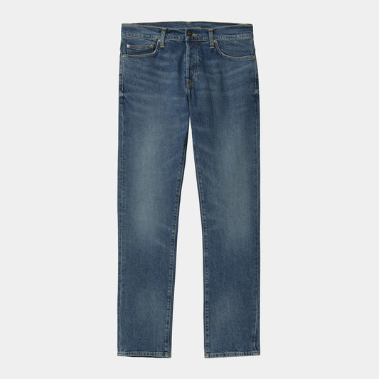 Jean Carhartt Wip KLONDIKE PANT Blue Mid Used Wash