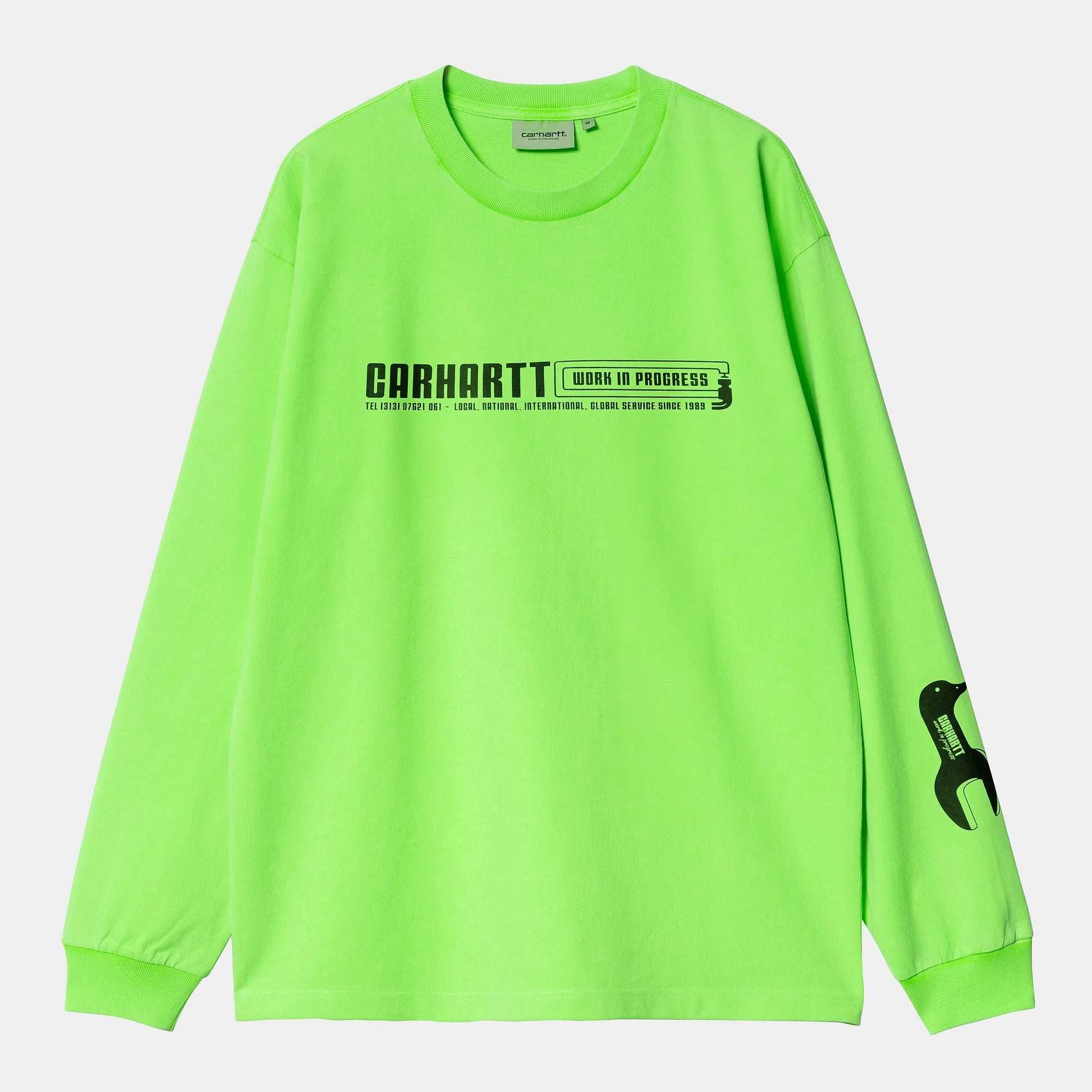 T Shirt Carhartt Wip INDUSTRY L/S TEE Lumo Green