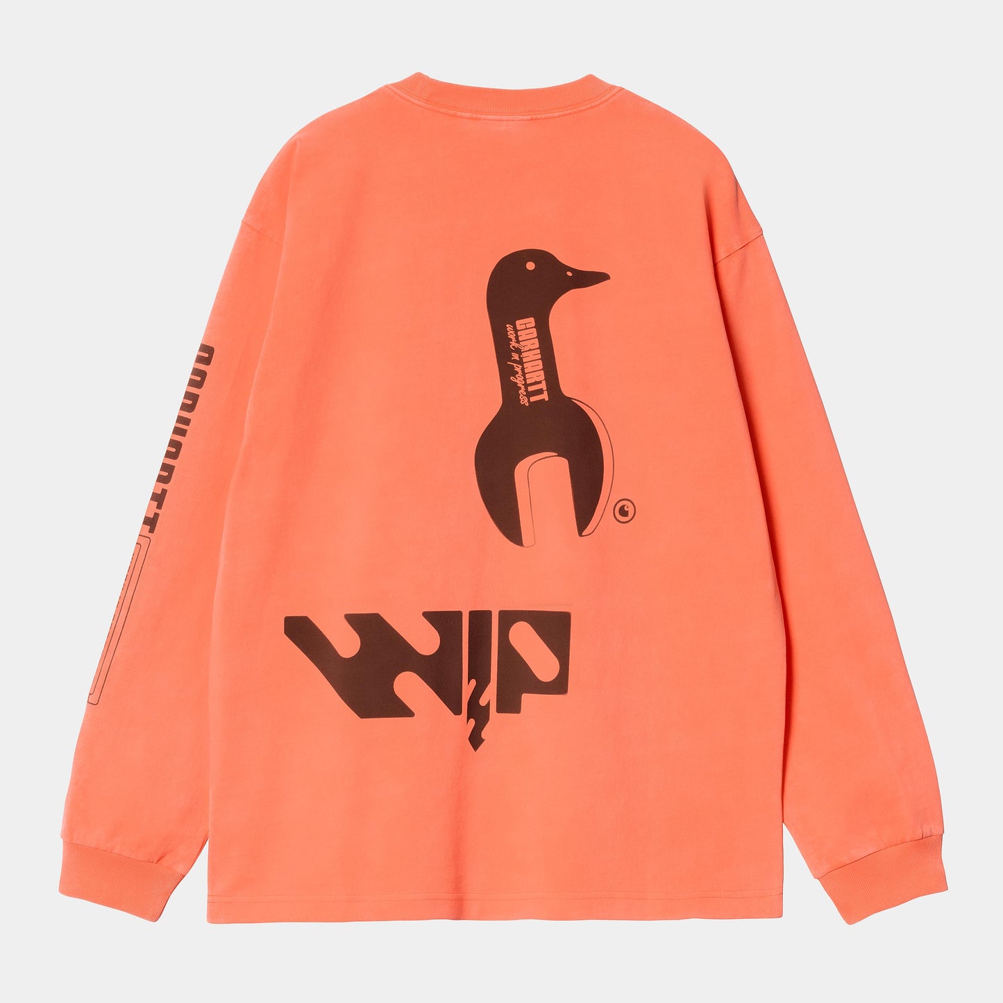 INDUSTRY L/S TEE Lumo Orange