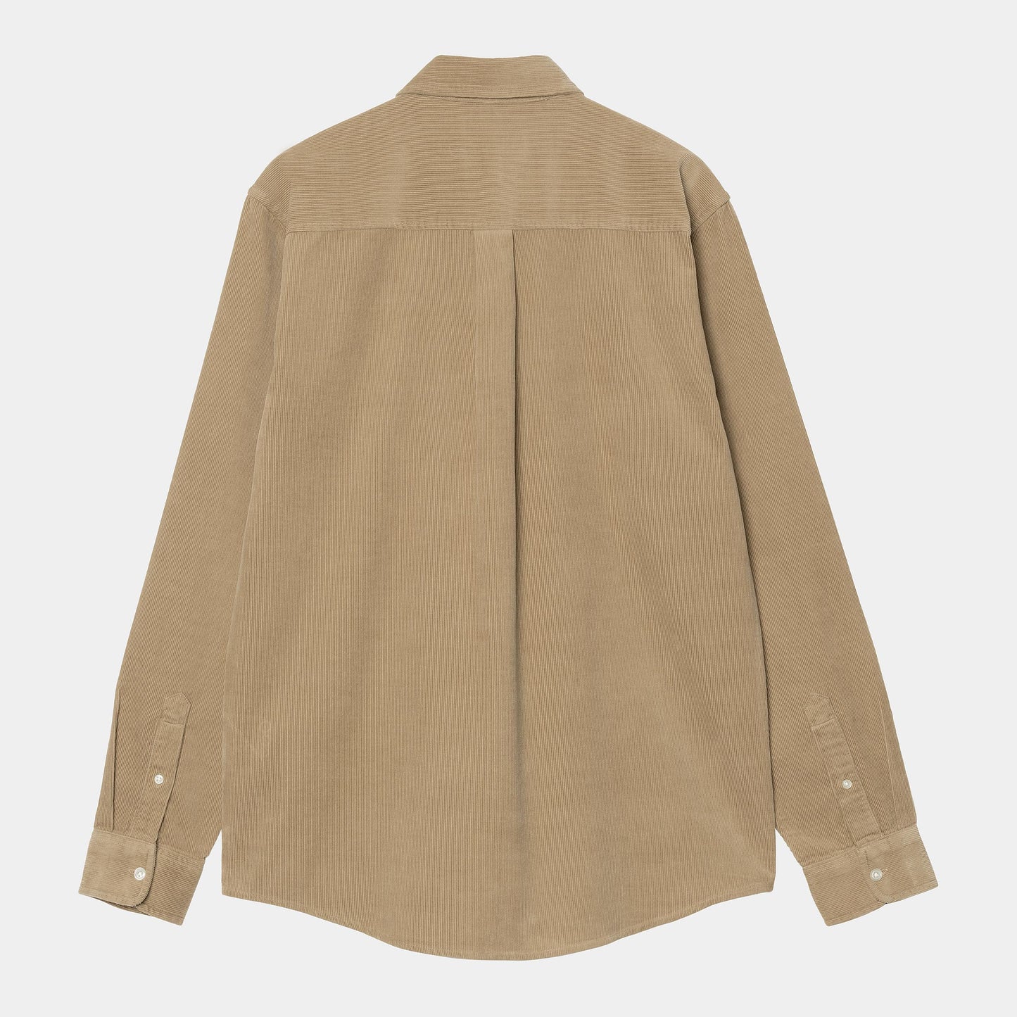Chemise Carhartt Wip MADISON FINE CORD L/S SHIRT Leather Wax