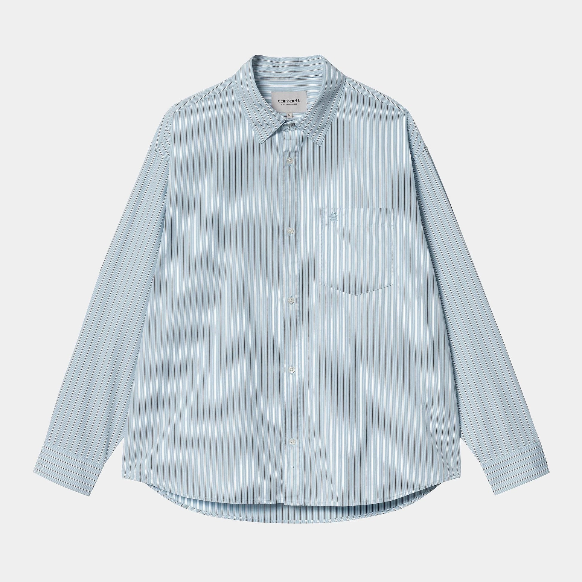 Chemise Carhartt Wip NOTUS L/S SHIRT Bluebird