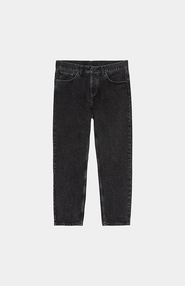 Jean Carhartt Wip NEWEL PANT Black Stone Washed — Carhartt wip