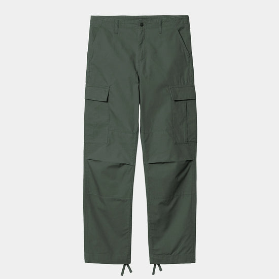 Pantalon Carhartt Wip REGULAR CARGO PANT Duck Green Rinsed — Carhartt WIP