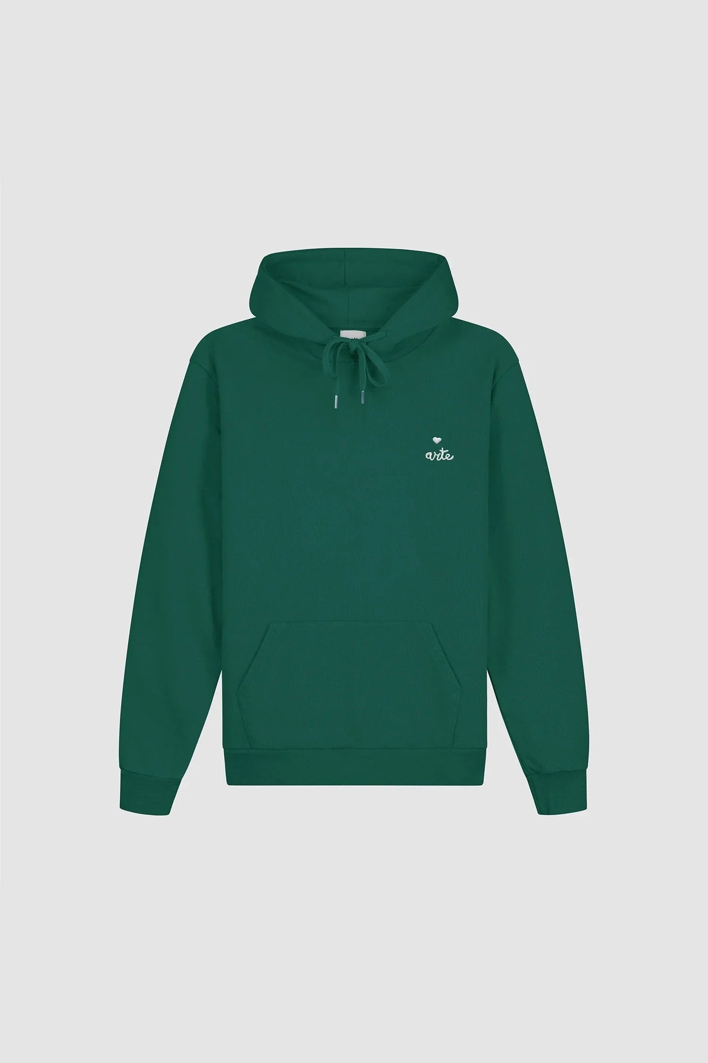 Heart Logo Hoodie Green