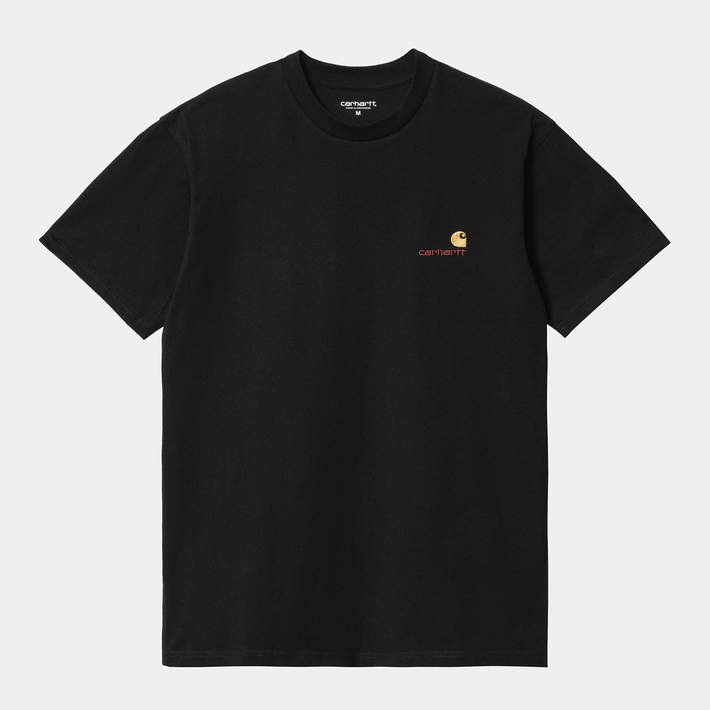 T Shirt Carhartt Wip AMERICAN SCRIPT S/S TEE BLACK