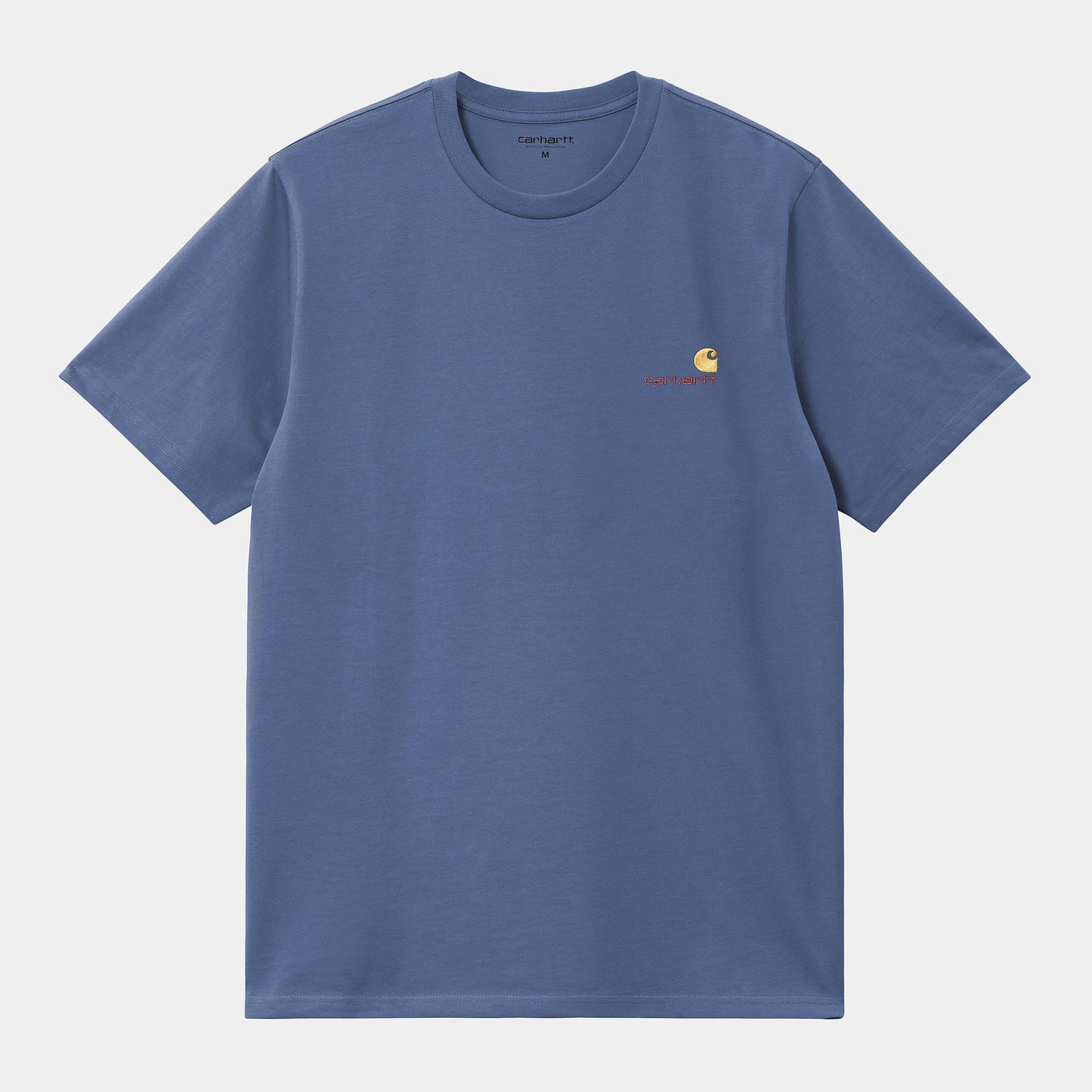 AMERICAN SCRIPT S/S TEE Blue Iris