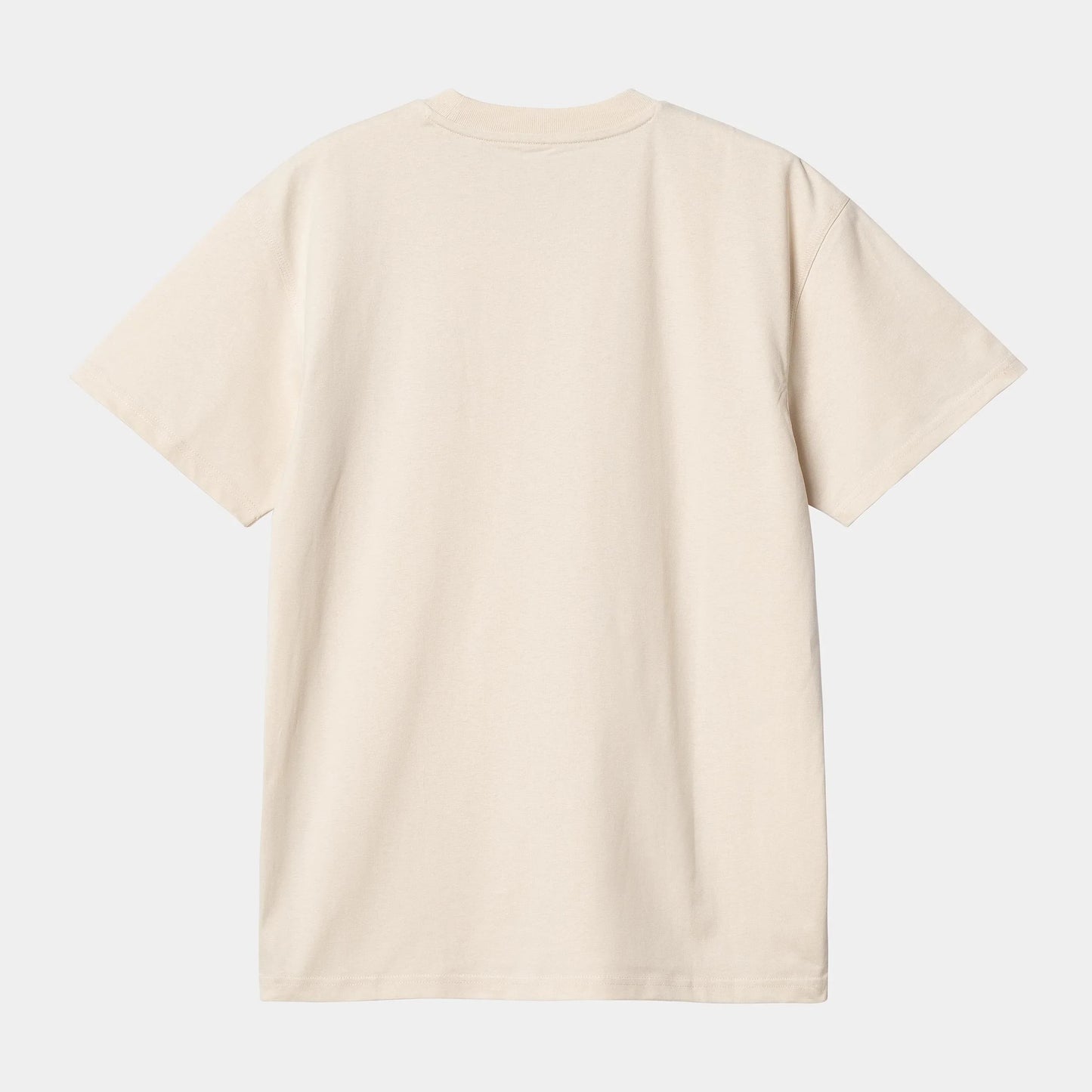 T Shirt Carhartt Wip AMERICAN SCRIPT S/S TEE Natural
