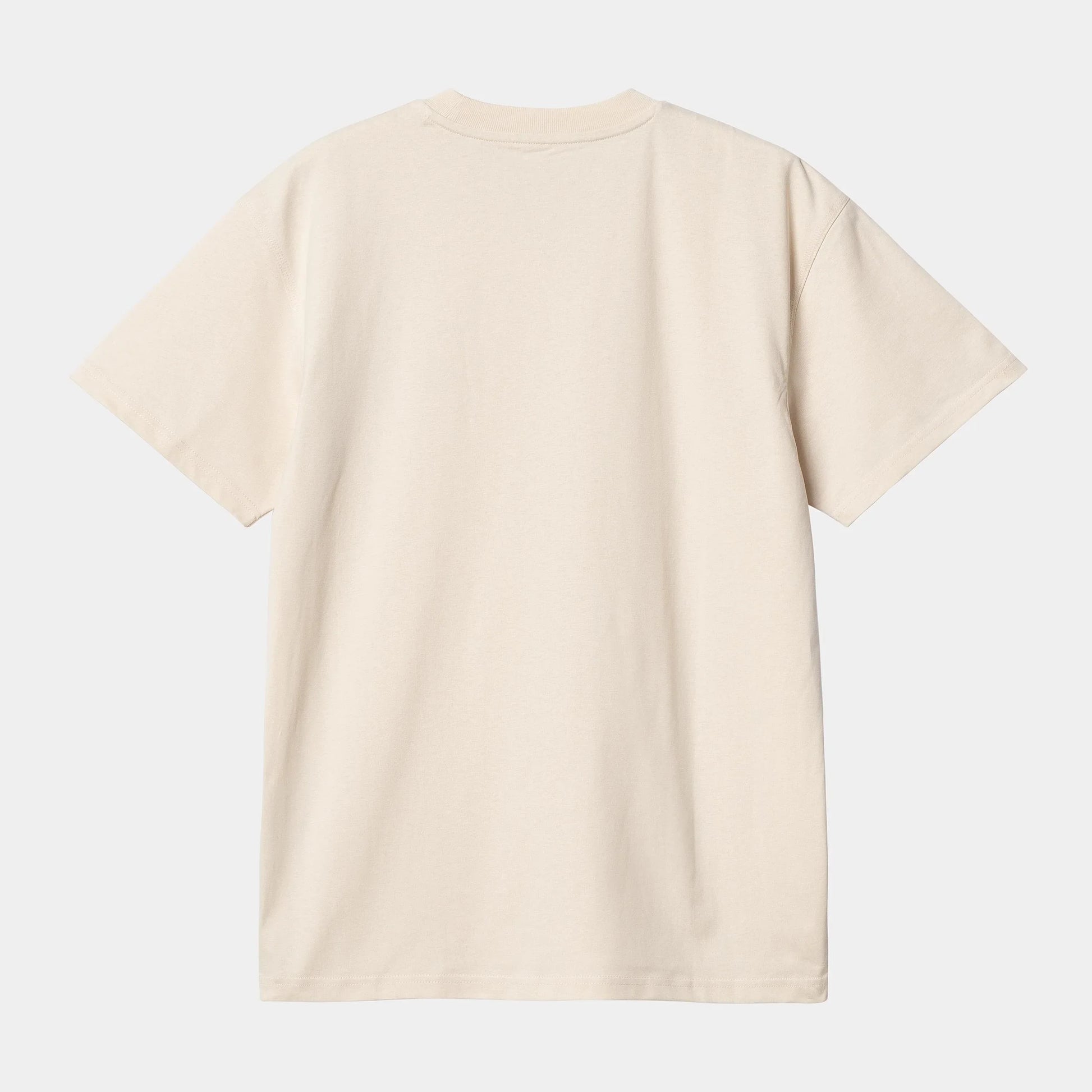 T Shirt Carhartt Wip AMERICAN SCRIPT S/S TEE Natural