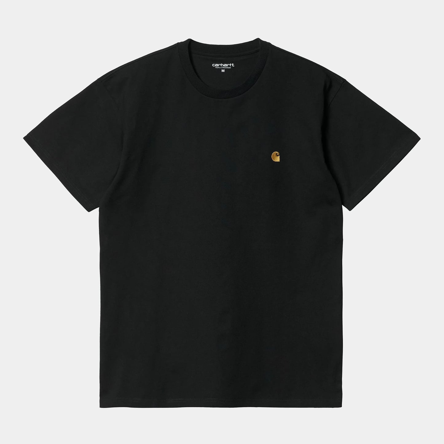 T Shirt Carhartt Wip CHASE S/S TEE Black Gold
