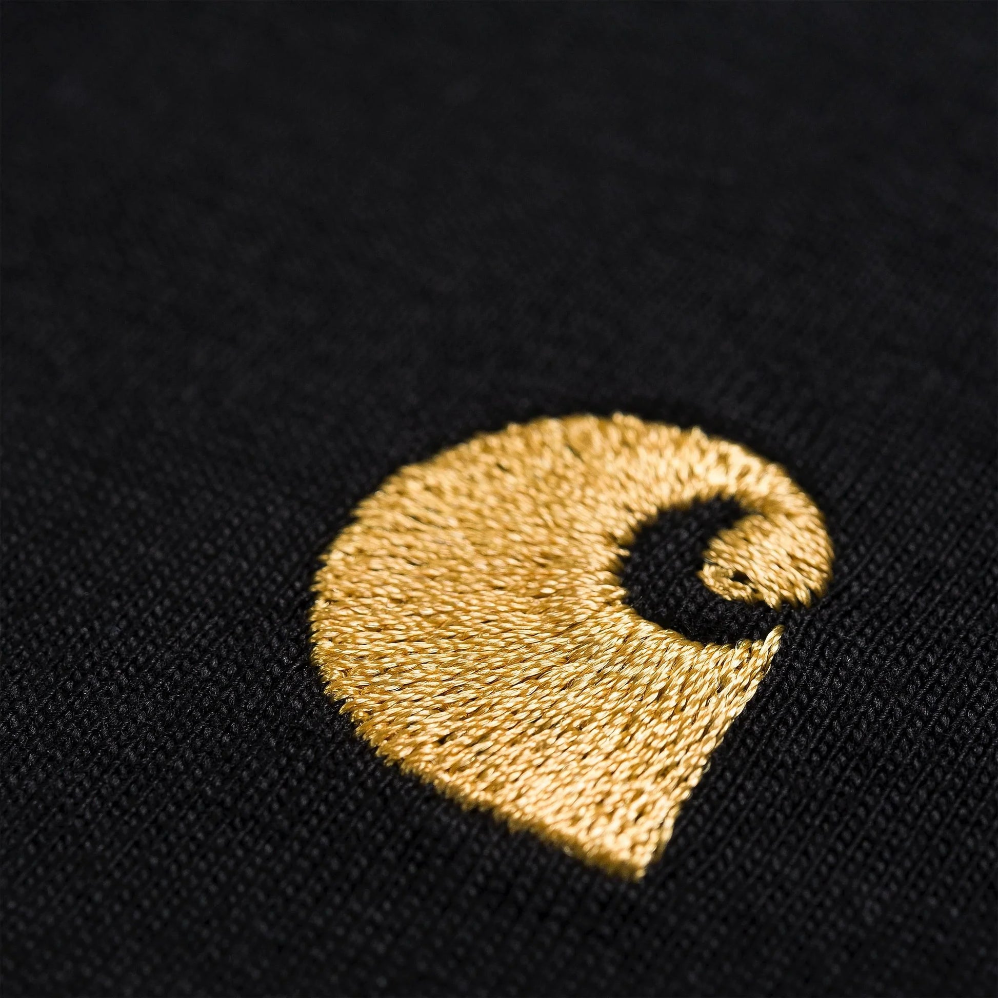 T Shirt Carhartt Wip CHASE S/S TEE Black Gold