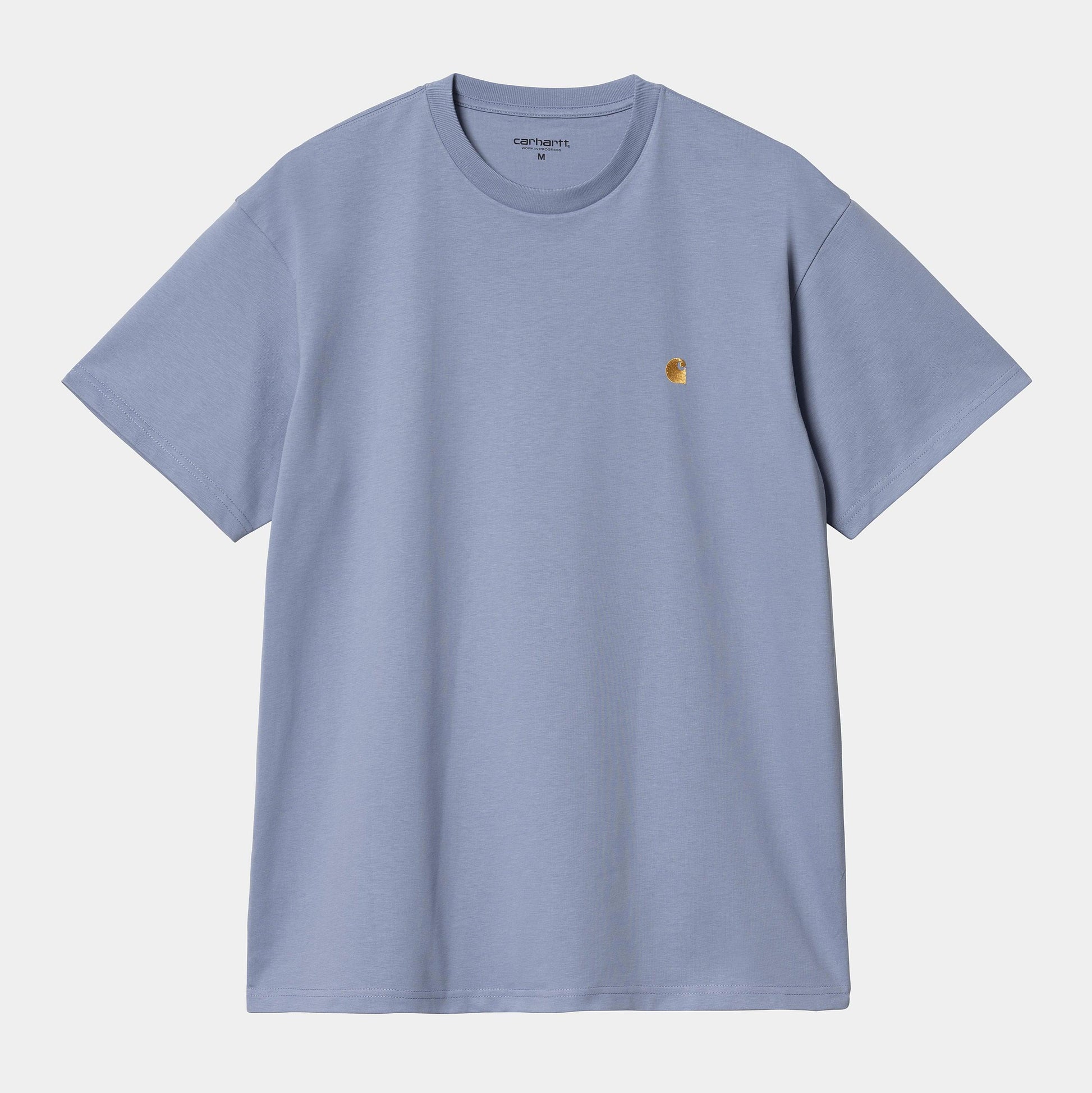 T Shirt Carhartt Wip CHASE S/S TEE Charm Blue Gold