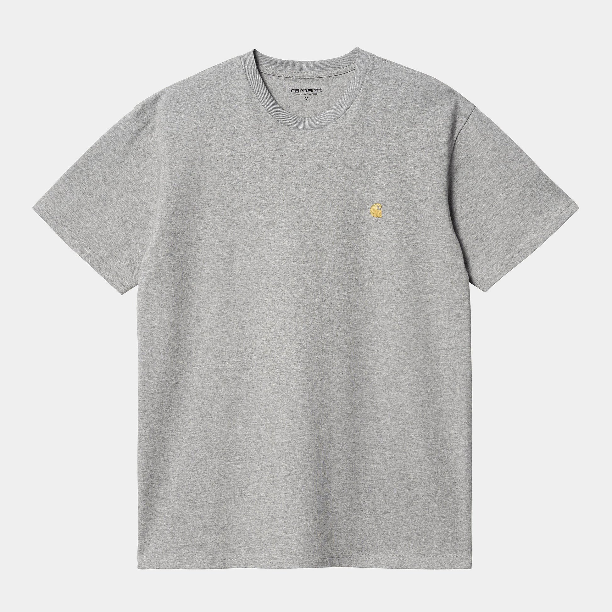T Shirt Carhartt Wip CHASE S/S TEE Grey Heather Gold