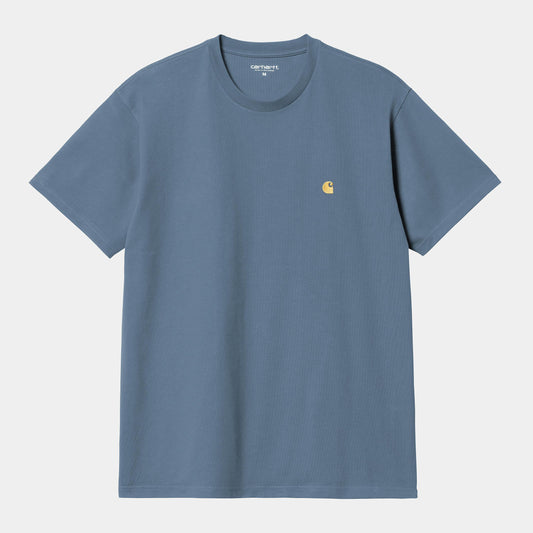 T Shirt Carhartt Wip CHASE S/S TEE Positano Gold