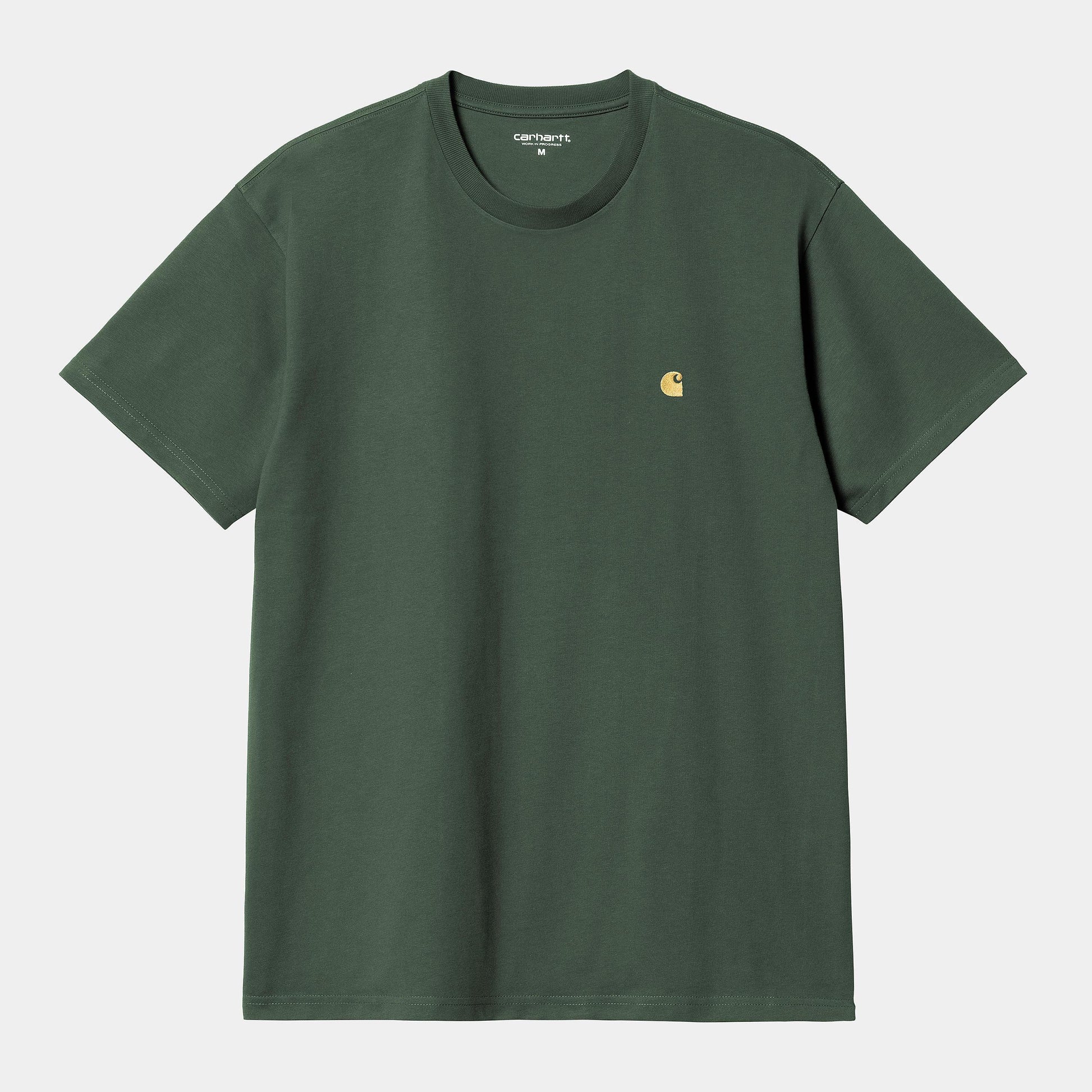 T Shirt Carhartt Wip CHASE S/S TEE Sycamore Tree Gold
