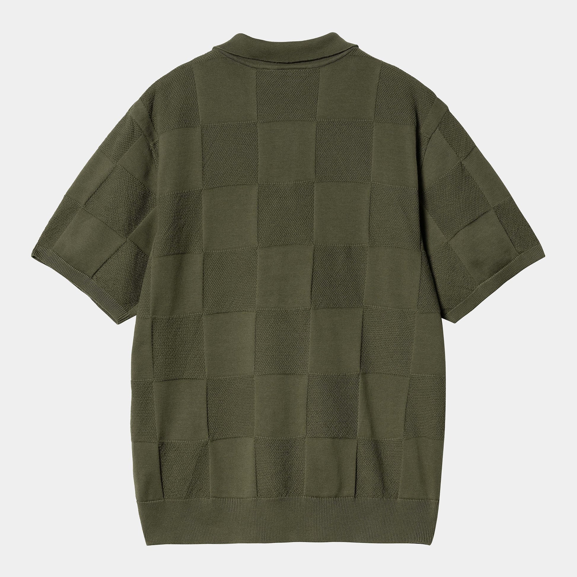 T Shirt Carhartt Wip CHECKER S/S POLO Dollar Green